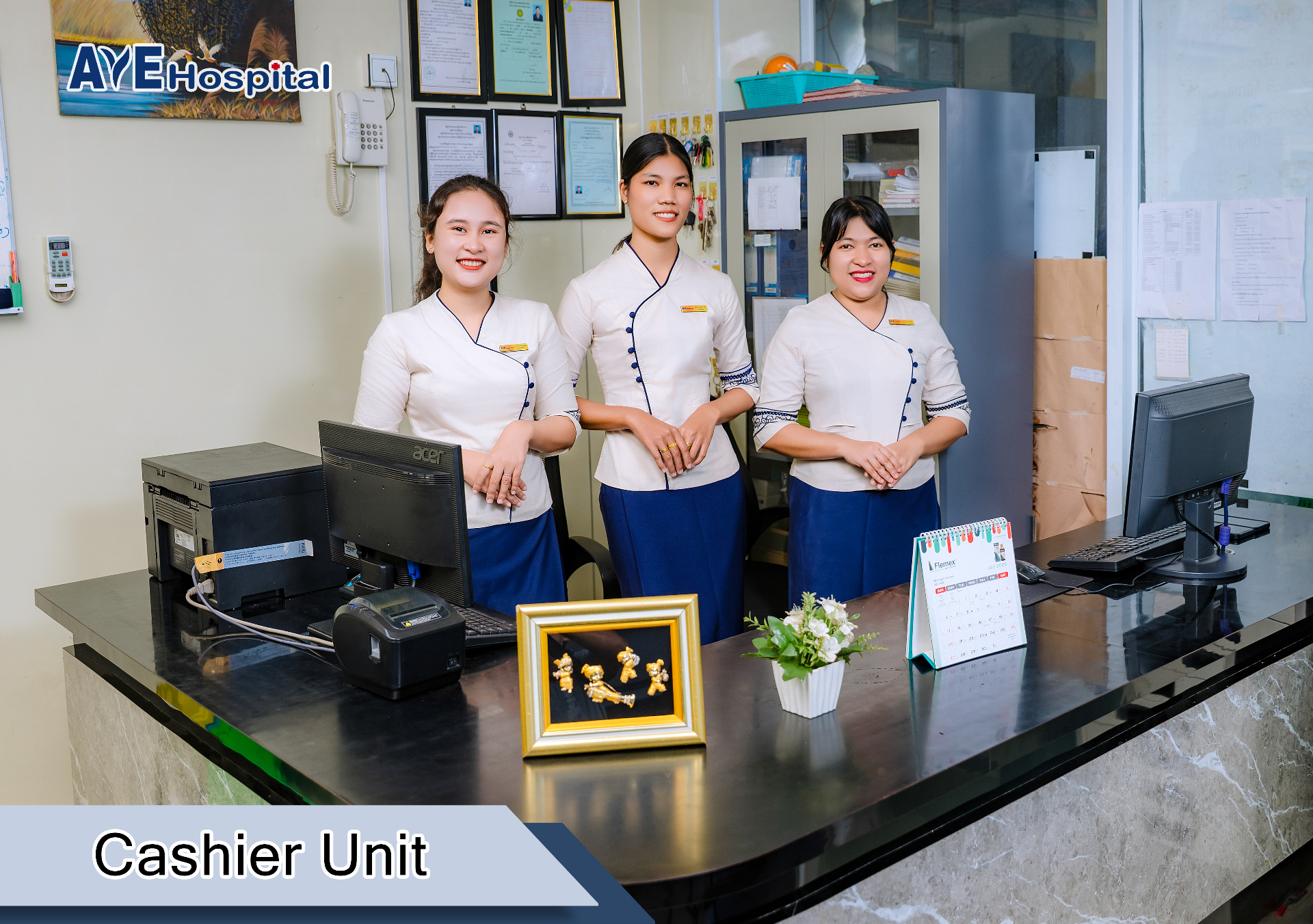 Aye Hospital cashier unit