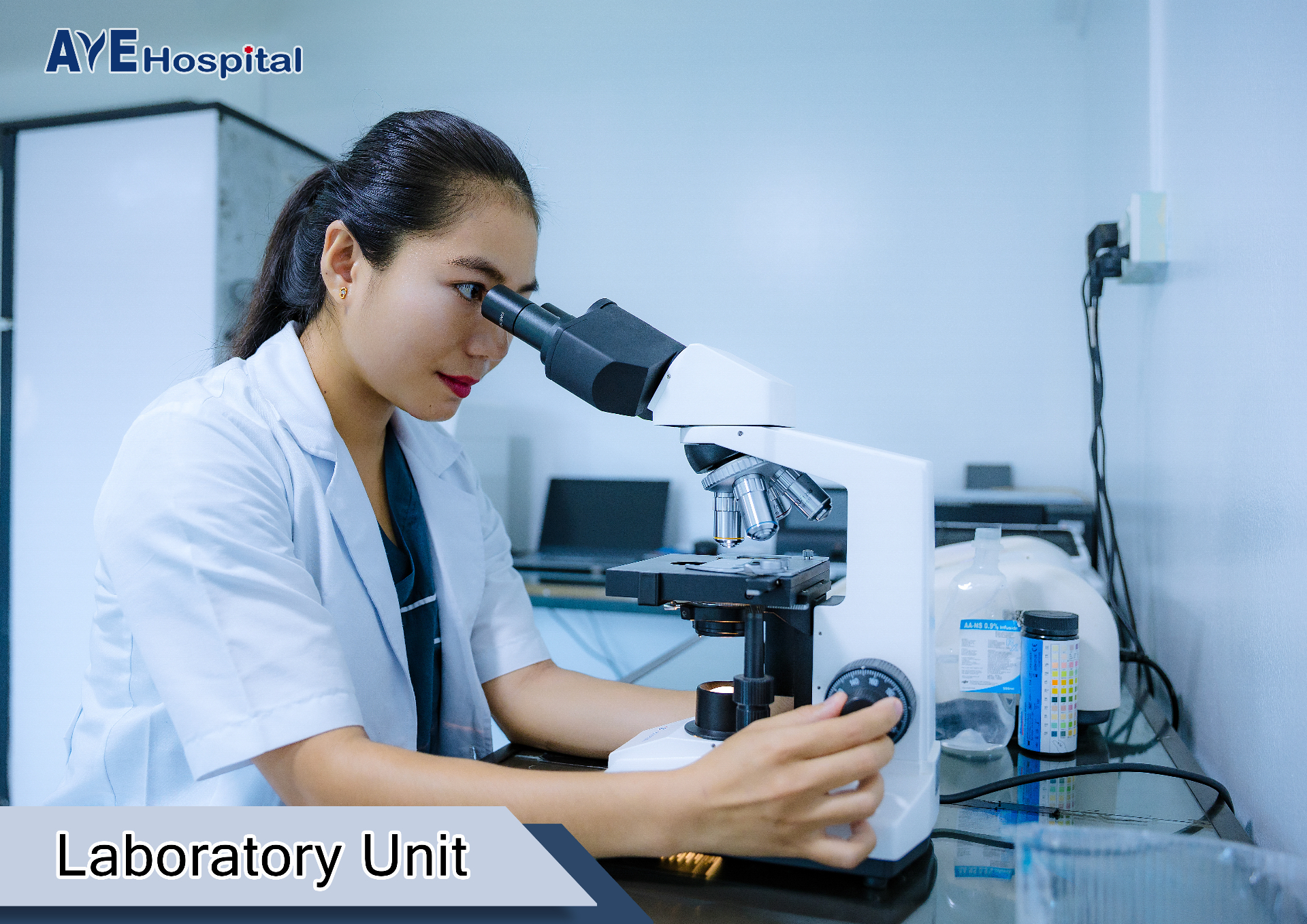 Aye Hospital laboratory unit